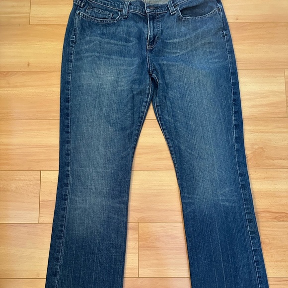 Abercrombie & Fitch Erin stretch blue jeans 10R straight leg low rise vented - Picture 7 of 16